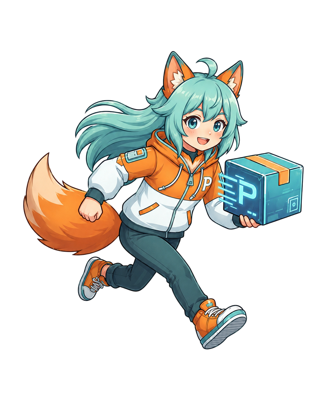Pecof instant digital delivery mascot